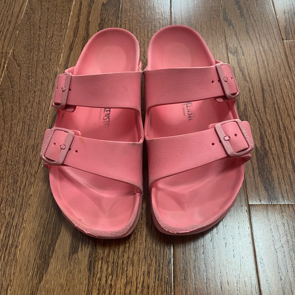 Pink Birkenstock Arizona Sandals